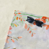 Persoonlijke huwelijksreis cadeaus met waterverf b strandlaken (In situ)