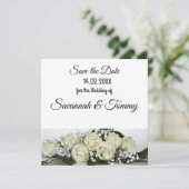 Persoonlijke huwelijksuitnodiging kaart (Staand voorkant)