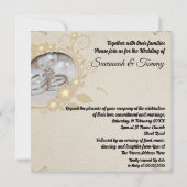 Persoonlijke huwelijksuitnodiging kaart (Achterkant)