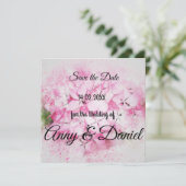 Persoonlijke huwelijksuitnodiging kaart (Staand voorkant)