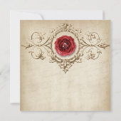 Persoonlijke huwelijksuitnodiging kaart (Achterkant)