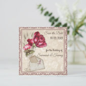 Persoonlijke huwelijksuitnodiging kaart (Staand voorkant)