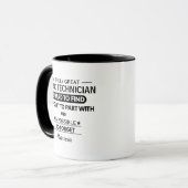 Persoonlijke HVAC-technicusmok voor werk Cadeau Mok (Voorkant links)