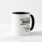 Persoonlijke HVAC-technicusmok voor werk Cadeau Mok (Voorkant rechts)