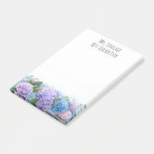 Persoonlijke Hydrangea Bloem Leraar Waardering Post-it® Notes (Schuin)