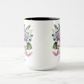 Persoonlijke Hydrangea Bloem Naam Mok Cadeau (Midden)