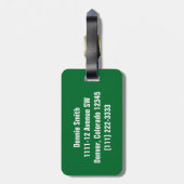 Persoonlijke I Heart Golfing Golftaslabel Bagagelabel (Achterkant verticaal)