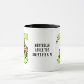 Persoonlijke I hou van PIE en PI Day Mok (Midden)