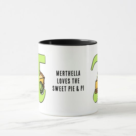 Persoonlijke I hou van PIE en PI Day Mok (Midden)