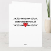 Persoonlijke I Love You Kaart (Achterkant)