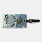 Persoonlijke Ibiza Spanje Vintage Reisposter Kunst Bagagelabel (Voorkant horizontaal)