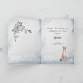 Persoonlijke Ibizan Hound Mam Kerstmis Feestdagen Kaart (Binnen)