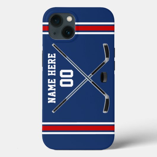Persoonlijke Ice Hockey-telefoonbehuizingen, VEEL  Case-Mate iPhone Case (Achterkant)