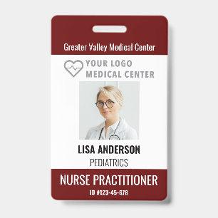 Persoonlijke ID-badge Ziekenhuis Naam werknemer Ma Badge