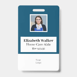 Persoonlijke ID-foto-badge dubbelzijdig Badge