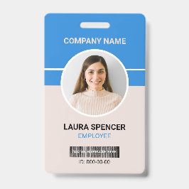 Persoonlijke ID-kaart van bedrijfs medewerker Badge