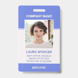 Persoonlijke ID-kaart van bedrijfs medewerker Badge