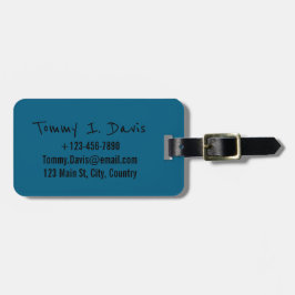 Persoonlijke ID-tags, op maat gemaakte naamlabels  Bagagelabel
