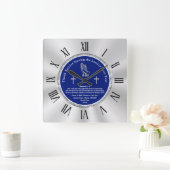 Persoonlijke ideeën over de dag van waardering van vierkante klok (Huis)