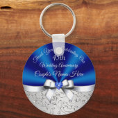 Persoonlijke ideeën van de 45e Wedding Jubileum Pa Sleutelhanger (Voorkant)