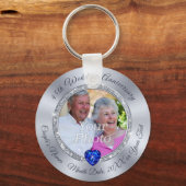 Persoonlijke ideeën van de 45e Wedding Jubileum Pa Sleutelhanger (Voorkant)