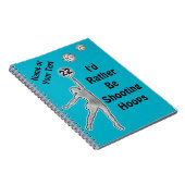 Persoonlijke ideeën voor het Basketbalteam voor me Notitieboek (Rechterzijde)