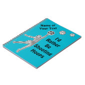 Persoonlijke ideeën voor het Basketbalteam voor me Notitieboek (Linkerzijde)