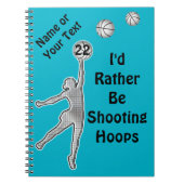Persoonlijke ideeën voor het Basketbalteam voor me Notitieboek (Voorkant)