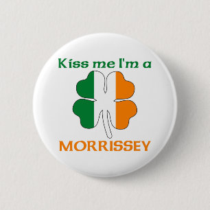 Persoonlijke Iers Kiss me Ik ben Morrissey Ronde Button 5,7 Cm