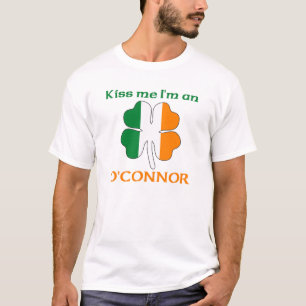 Persoonlijke Iers Kus me Ik ben O'Connor T-shirt