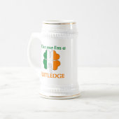 Persoonlijke Iers Kus me Ik ben Rutledge Bierpul (Voorkant links)