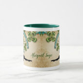 Persoonlijke Ierse danser, Shamrock en Hoefijzer Mok (Midden)