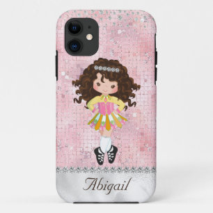 Persoonlijke Ierse danseres Brunette Girl Soft Sho Case-Mate iPhone Case