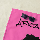 Persoonlijke Ierse danseres op roze dans Strandlaken (In situ)