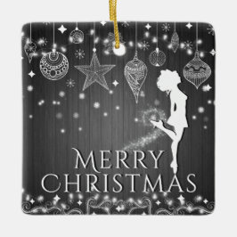 Persoonlijke Ierse dansfeest Keramisch Ornament