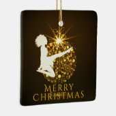 Persoonlijke Ierse dansfeestdag Keramisch Ornament (Rechts)