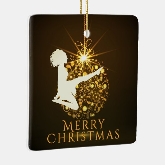 Persoonlijke Ierse dansfeestdag Keramisch Ornament (Rechts)