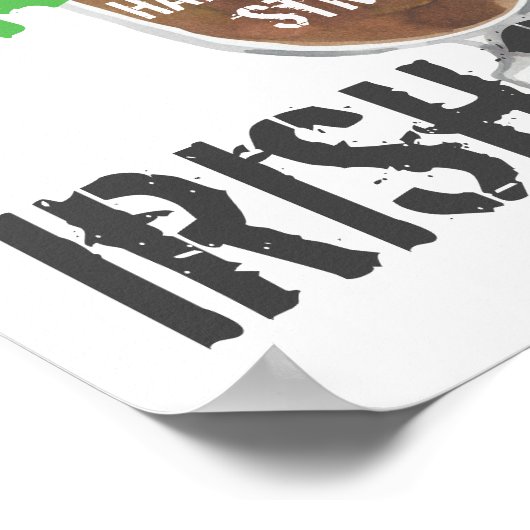 Persoonlijke Ierse koffie Poster (Hoek)