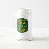 Persoonlijke Ierse pb-gebarentaal Bierpul (Voorkant links)