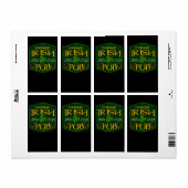 Persoonlijke Ierse pb-gebarentaal Etiket (Full Sheet)