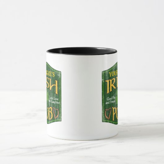 Persoonlijke Ierse pb-gebarentaal Mok (Midden)