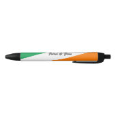 Persoonlijke Ierse pen, Ierse vlag, Ierland Zwarte Inkt Pen (Bodem)