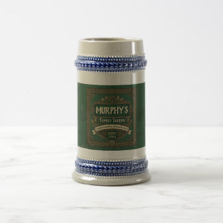 Persoonlijke Ierse Pub Familie Taverne Vintage Gro Bierpul