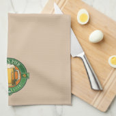 Persoonlijke Ierse Pubhanddoek - Douane Dishcloth Theedoek (Quarter Fold)