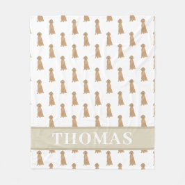 Persoonlijke Ierse Setter  Fleece Deken