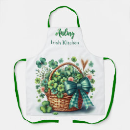 Persoonlijke Ierse Shamrocks Schort