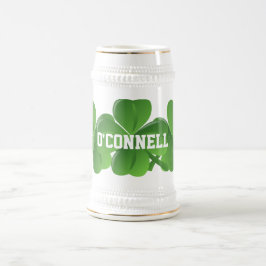 Persoonlijke Ierse St Patrick's day Bierpul