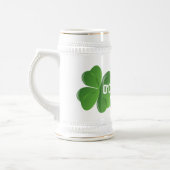 Persoonlijke Ierse St Patrick's day Bierpul (Links)