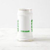 Persoonlijke Ierse St Patrick's day Bierpul (Center)