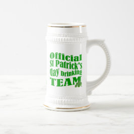 Persoonlijke Ierse St Patrick's day Bierpul